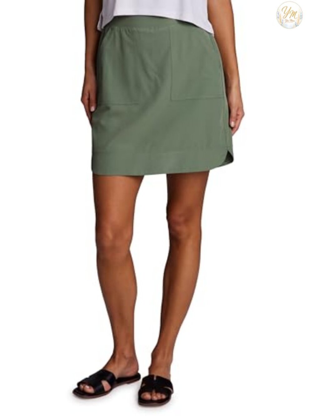 Women's Quick Dry Athletic Skort with Pockets Longer Length